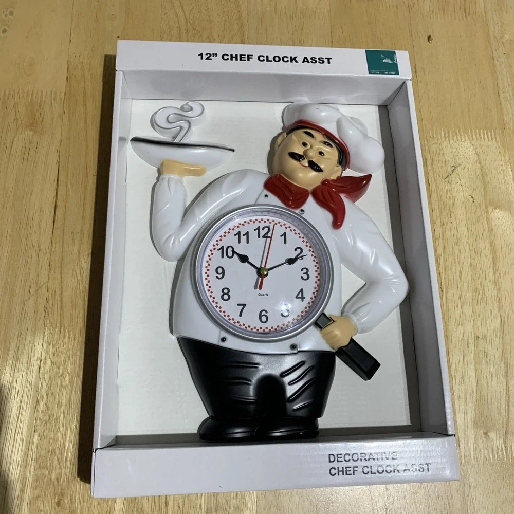 Plastic Wall‎ Clock, app. 10